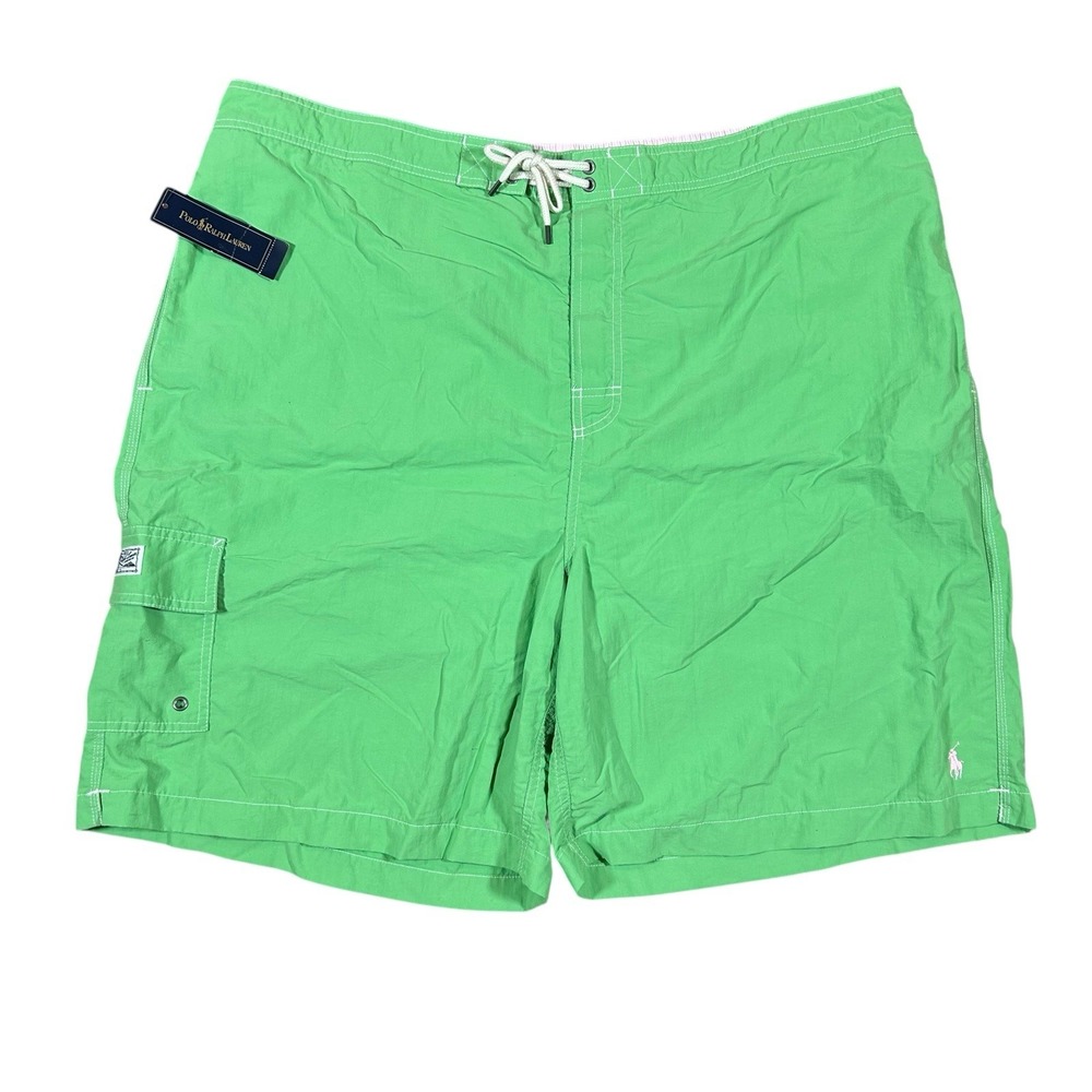 Polo Ralph Lauren Swim Trunks Briefs Shorts Green 3XB 3X Big Tall‎ NWT